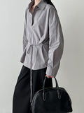 Korean POLO collar casual shirt women