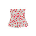 Dopamine sweet and spicy sexy sleeveless floral tube top