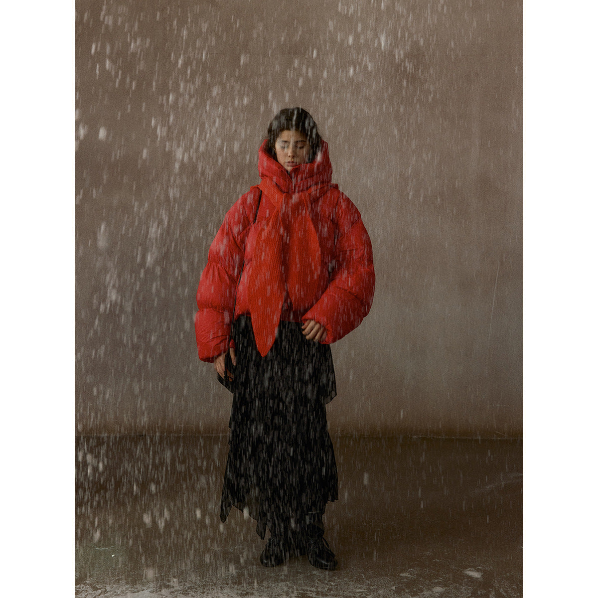 Hooded Warm Super Soft Light Gutless Puff Short Simple Commuter Down Jacket
