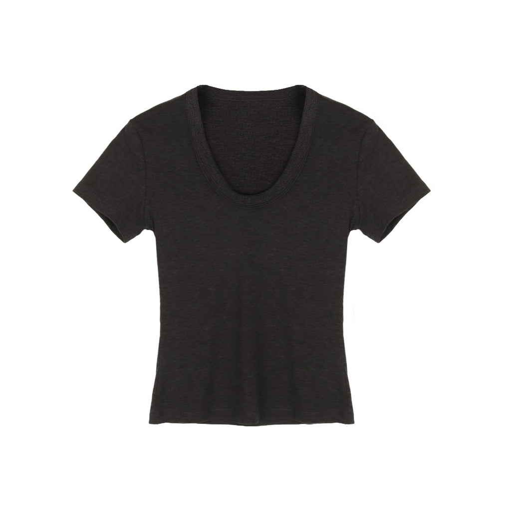 Women's Tencel Slim-Fit Short Sleeve T-Shirt | Lightweight Casual Top