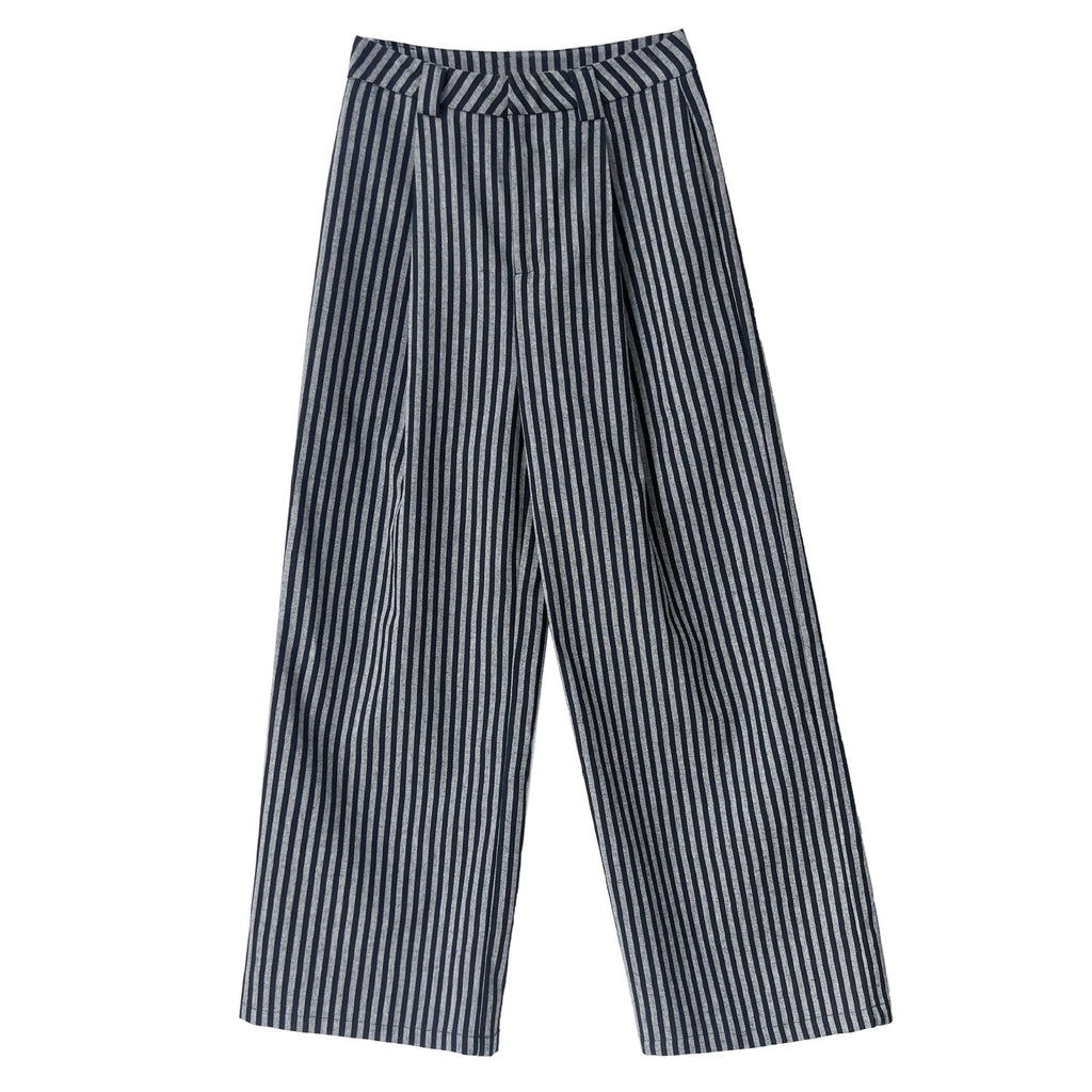 Vintage slack mopping wide-leg pants