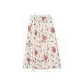 French holiday style fresh and sweet print a-word skirt
