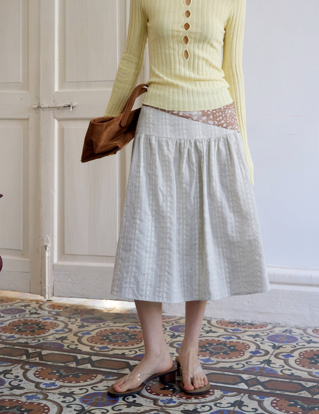 Vintage slim hip skirt