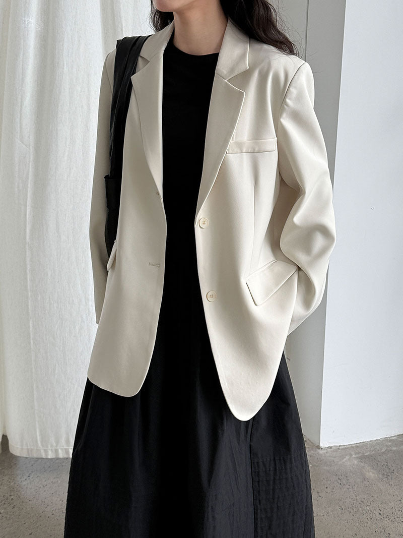 Drop Back Split Casual Suit Top