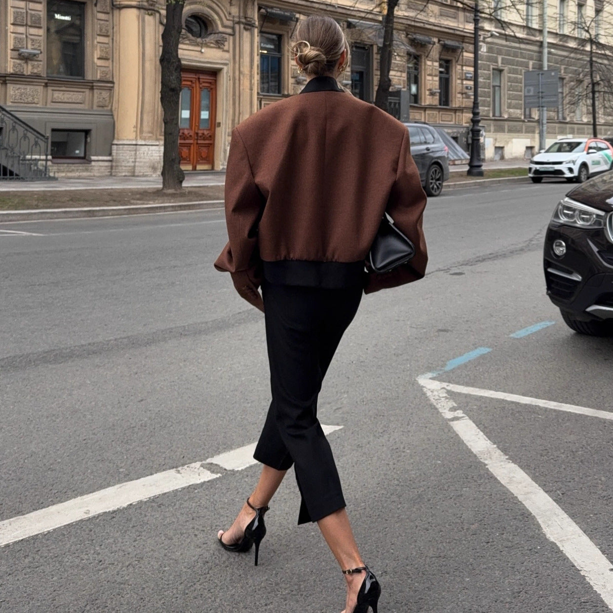 Casual commuter short jacket