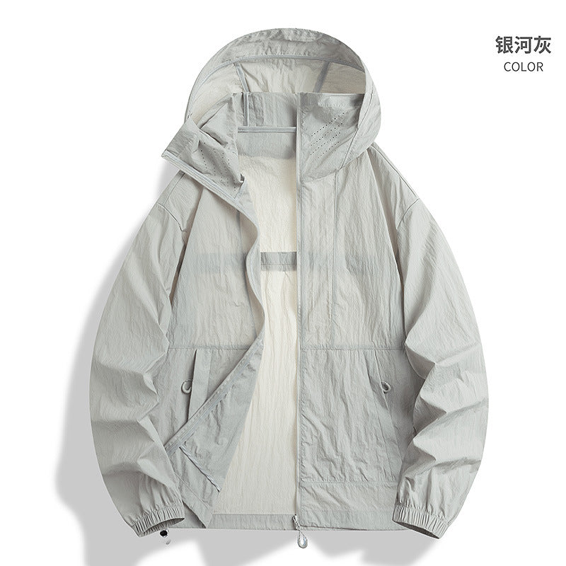 UV Protection Jacket Women Men Lightweight Hooded Sun Protection Outdoor