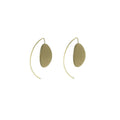 Super flash disc ear hook, advanced sense, European and American celebrity temperament, fashionable design, exaggerated oval large sequin earrings