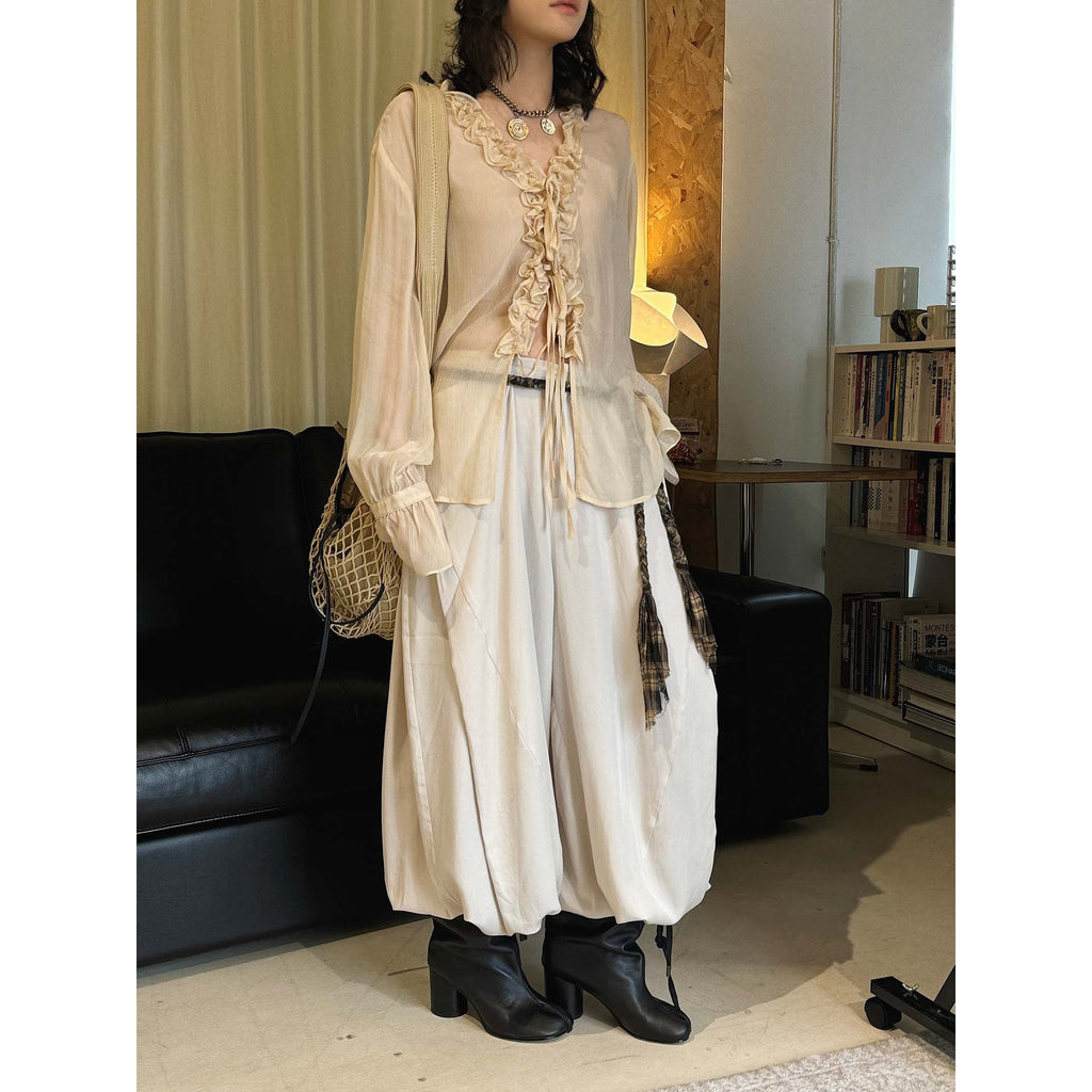 Bohemian Tencel Loose Flow Casual Pants