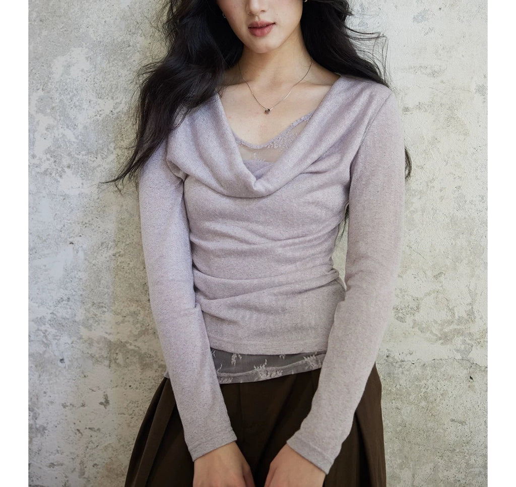Lace Knit Sweater