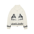 Early spring new casual lapel wool classic versatile pony snow woolen cardigan