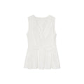 Lace v-neck kink design sleeveless top