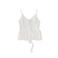 Pure lace streamer lace v-neck sling vest