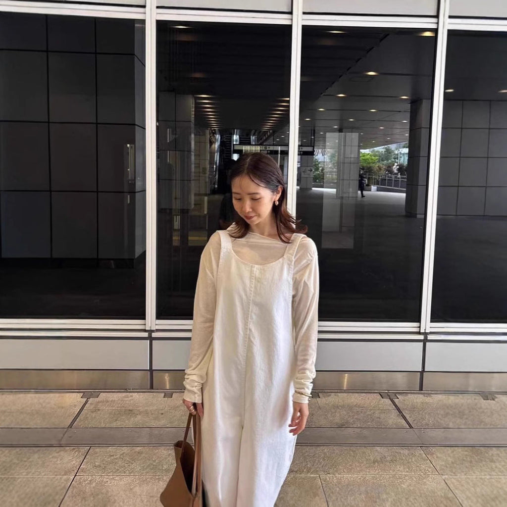 Spring and summer fashionable cool show casual pants denim overalls jumpsuit