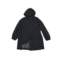 Autumn new casual three-proof hooded loose drawstring long charge jacket