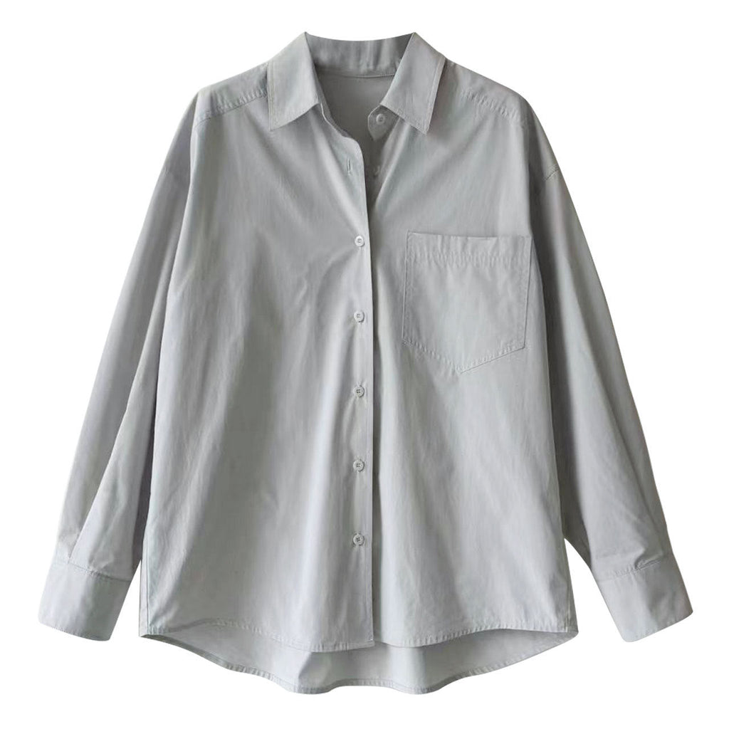 Korean Lazy Wind Shoulder Stacked Shirt Women's 26 Spring New Versatile Commuter Sunscreen Jacket
