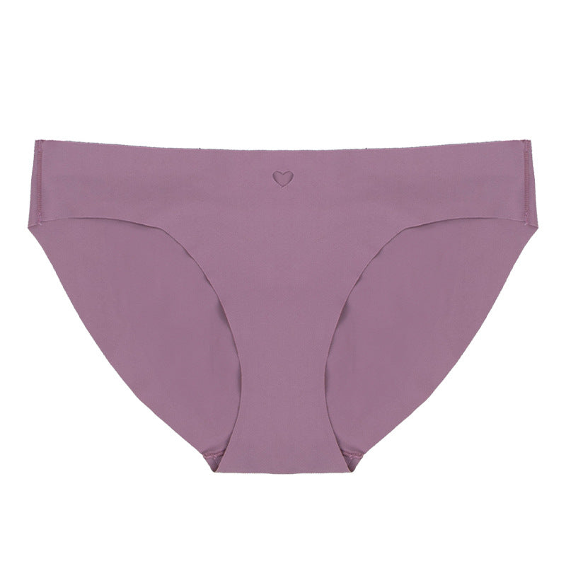Special for breathable ice silk seamless high elastic underwear women's sexy low-rise pure cotton bottom crotch seamless underwear