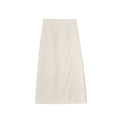 Heavy industry embroidery mesh stitching high waist skirt
