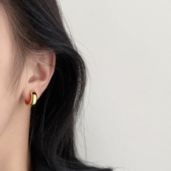 Piercing bone clip cool handsome cold fashion earrings Japanese and Korean men light luxury earrings without pierced ears