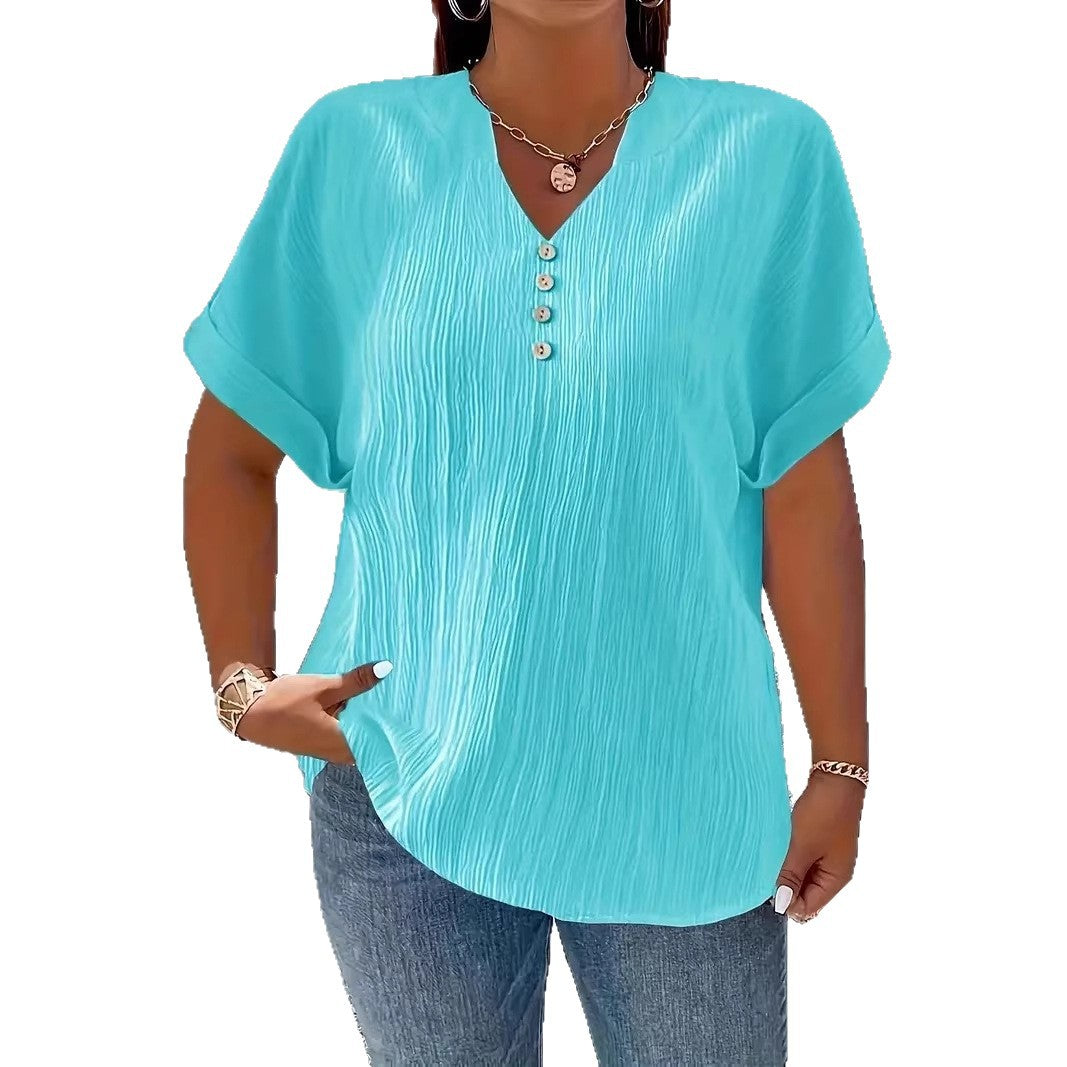 New spring clothes, new spring tops, short-sleeved women's t-shirts, women's short-sleeved tops, and women's summer short-sleeved tops