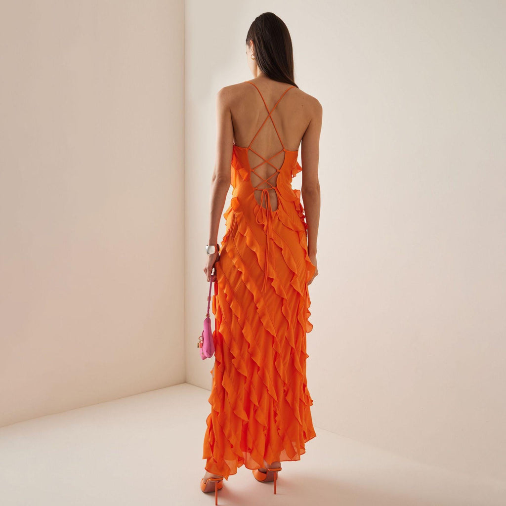 Ruffle Maxi Dress