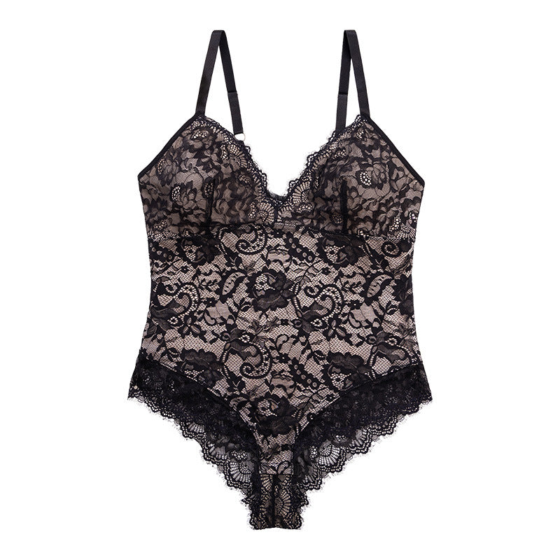 Sexy suspender lace shapewear plus size underwear hip lift waist corset