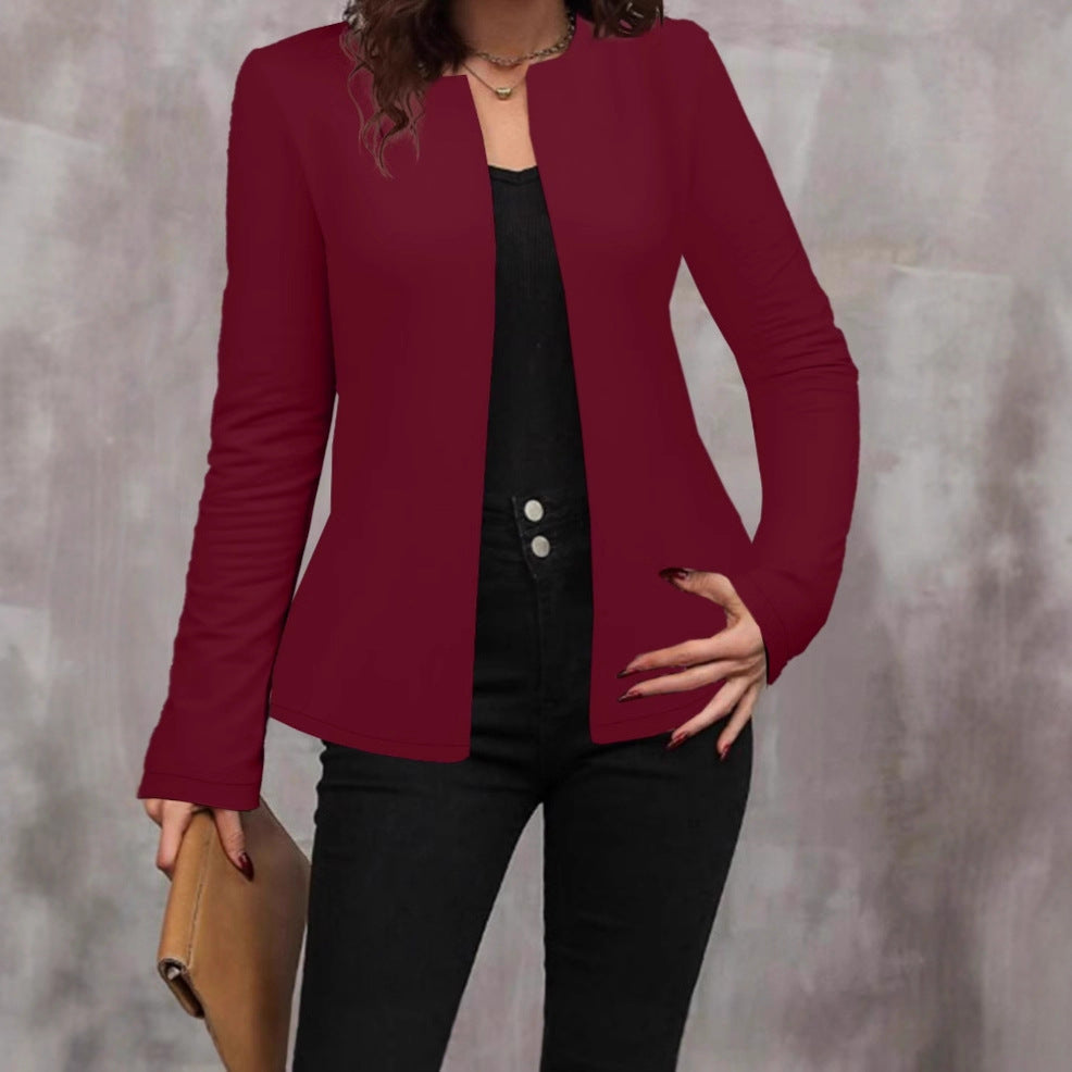 Popular fashion casual women's slim jacket