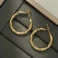 Irregular earrings Internet celebrity prime ring niche earrings fashion versatile high sense earrings women