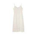 Women's V-Neck Lace Spliced High-Waist Sleeveless Maxi Dress