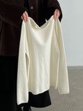 Versatile soft & skin-friendly knit top: women's fall/winter turtleneck tee