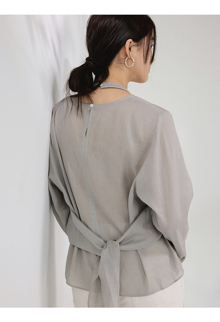 Two-piece set neck vest top stacked T-shirt summer suit