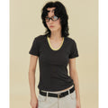 Women's Tencel Slim-Fit Short Sleeve T-Shirt | Lightweight Casual Top