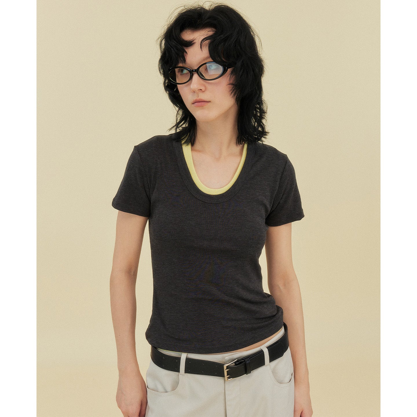 Women's Tencel Slim-Fit Short Sleeve T-Shirt | Lightweight Casual Top