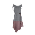 Asymmetrical Off-Shoulder Maxi Dress