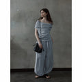 Soft waxy cloud feeling drawstring crossbody small bag