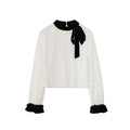 Heavy Industry sequined streamer long-sleeved sweater fleece shirt