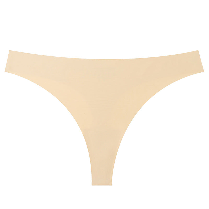 Cross-border seamless ice silk low-rise underwear women's bikini breathable quick-drying invisible sports yoga women's underwear