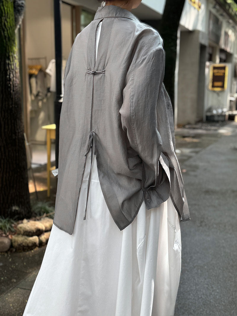 Chinese Style Tencel Sunscreen Loose Top