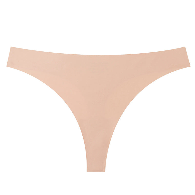 Cross-border seamless ice silk low-rise underwear women's bikini breathable quick-drying invisible sports yoga women's underwear