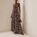 Vacation style coffee break French sexy dress