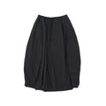 New casual jacquard cotton lace-up solid long lantern skirt for spring