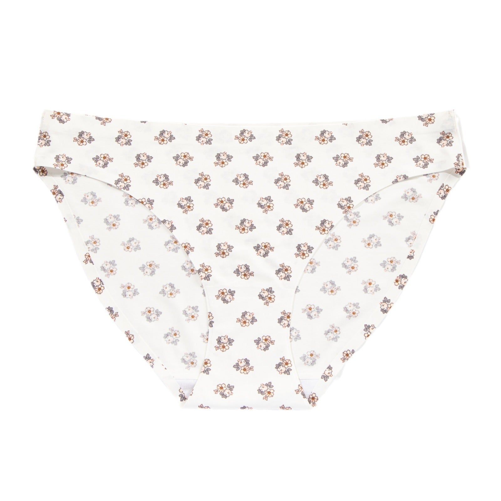 Low waist sexy ice silk seamless underwear women's print breathable quick-drying comfortable women's briefs