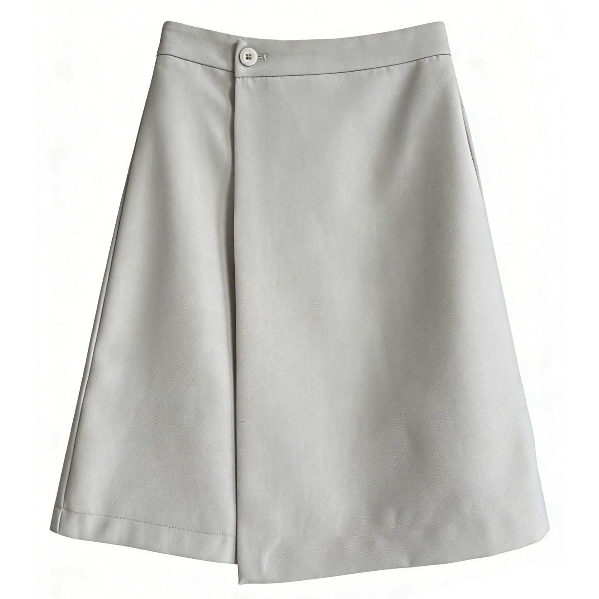 Design sense suit skirt 26 spring new a-shaped skirt thin asymmetrical small skirt