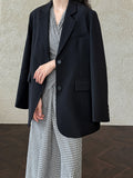 Drop Back Split Casual Suit Top