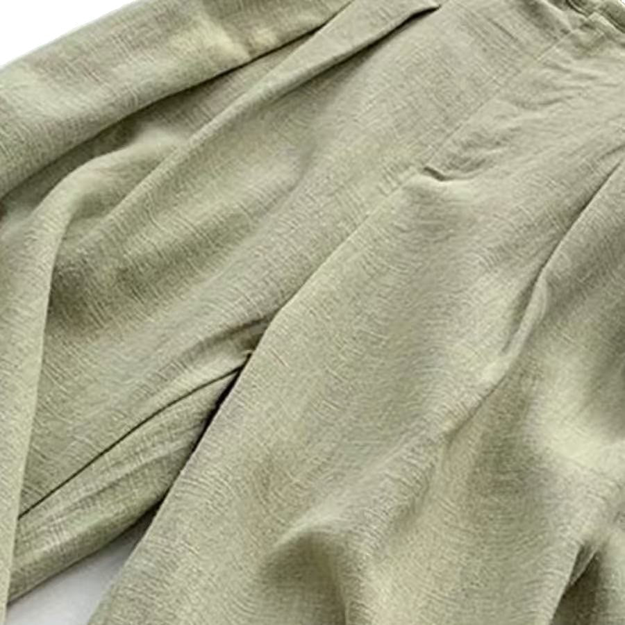 Summer new small loose straight pants