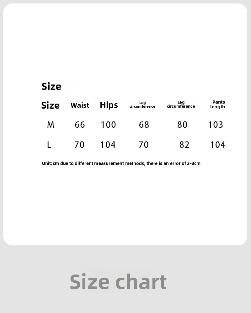 New drape trouser legs casual floor pants