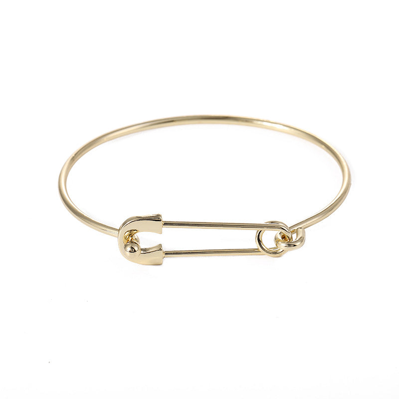 Simple open round bracelet fashionable personalized bracelet elastic adjustable jewelry style jewelry