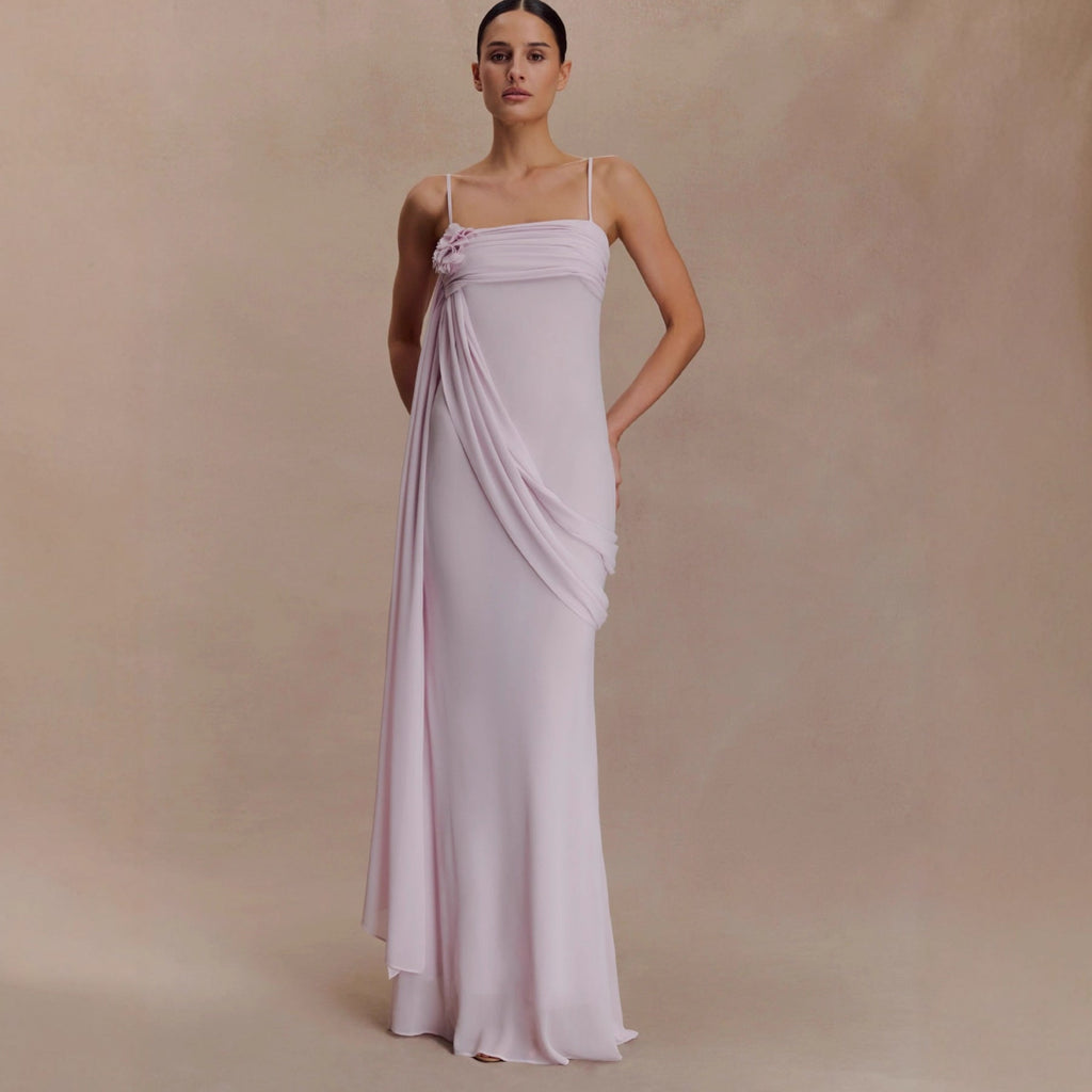 Fashion French streamer gauze suspender dress sexy dress