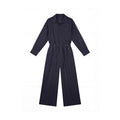 Ramie Tencel Long Sleeve Jumpsuit