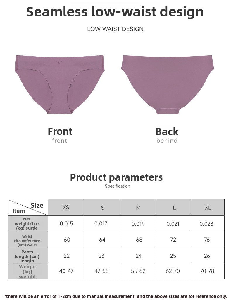 Special for breathable ice silk seamless high elastic underwear women's sexy low-rise pure cotton bottom crotch seamless underwear