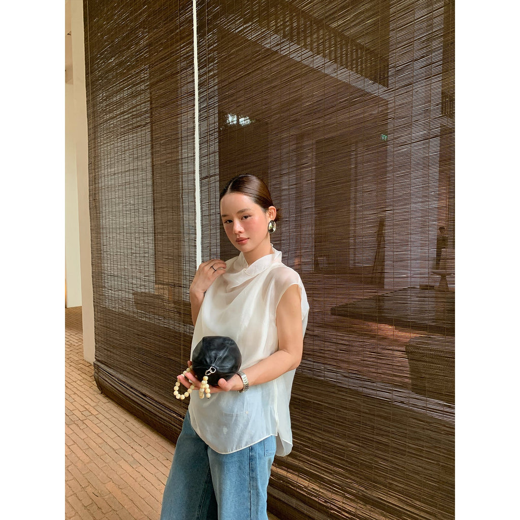 Summer Korean temperament versatile wash water high waist thin wide leg jeans